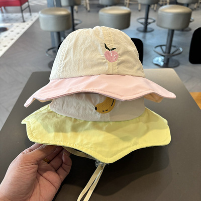 男女童小月龄遮阳防晒盆帽夏