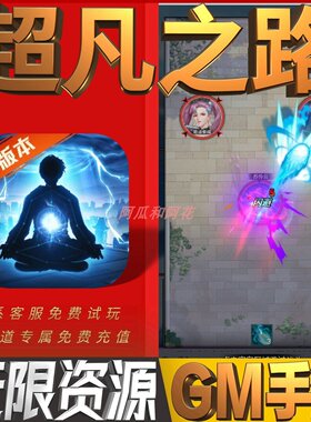 超凡之路手游无限GM后台道具内部号折扣礼包免费版安卓苹果鸿蒙
