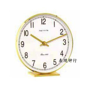 德国原装进口赫姆勒高档金属办公室用石英座钟/台钟表