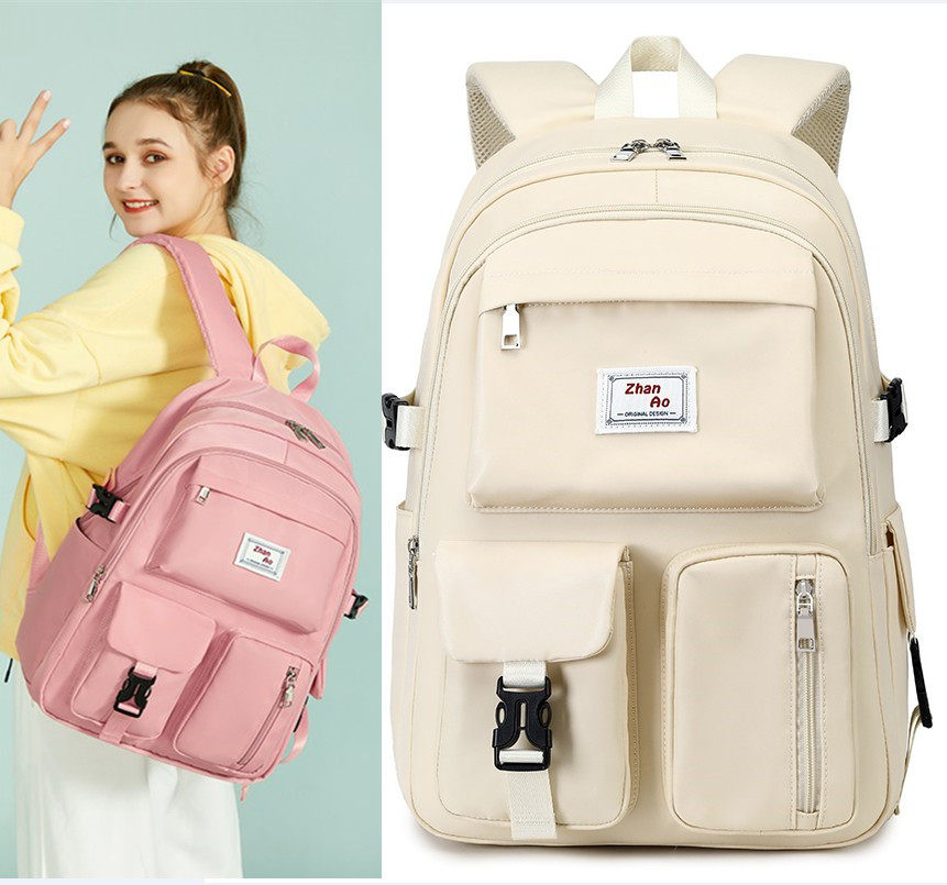 2022新款双肩包女初高中大学生书包旅行旅游休闲大容量电脑背包男