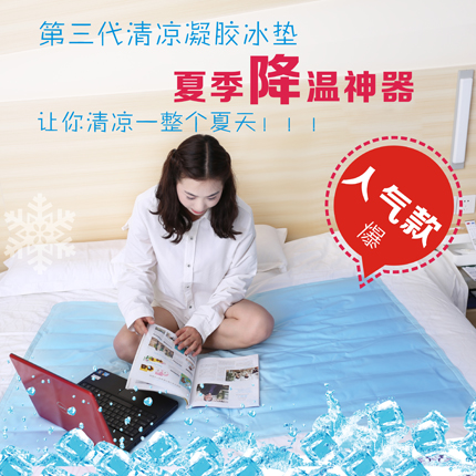 学生夏季宿舍降温制冷凝胶冰垫坐垫床垫单人双人冰枕汽车水垫包邮