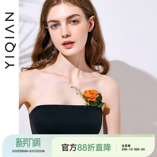 抹胸文胸 无肩带内衣大胸显小聚拢防滑无痕薄款 怡倩 凉感软支撑