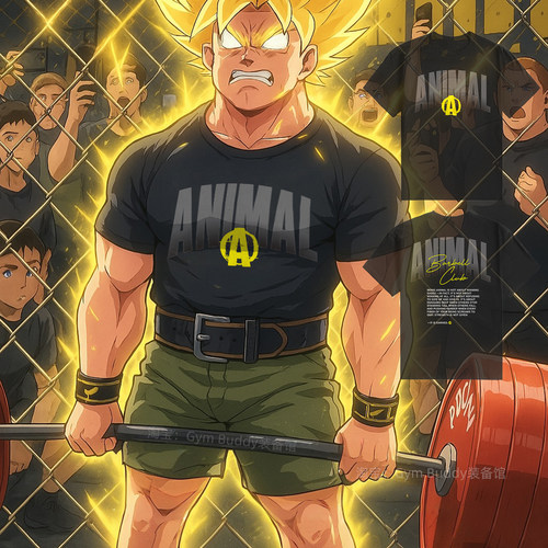 环球野兽25款牢笼赛短袖T恤撸铁