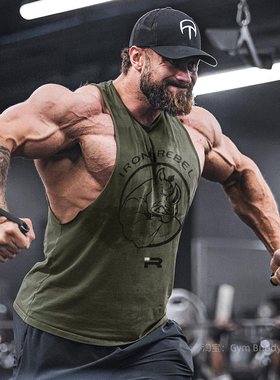 CBUM克里斯背心健身男美式宽松运动显肌肉坎肩T恤gym撸铁训练无袖