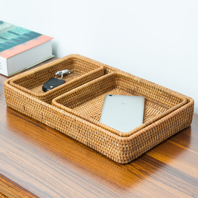 Vietnam Rattan Basket fruit plate Fruit bowl Rattan Art snacks candy Dry Fruits Storage trayin the Tableware , Tableware , Fruit bowl/Fruit plate/Hamper  category - from Buy2taobao.com to provide professional Taobao agent buy service