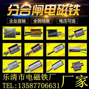 长行程VS1交直流12V24V48V110V220V线圈 DC220V分合闸电磁铁推拉式
