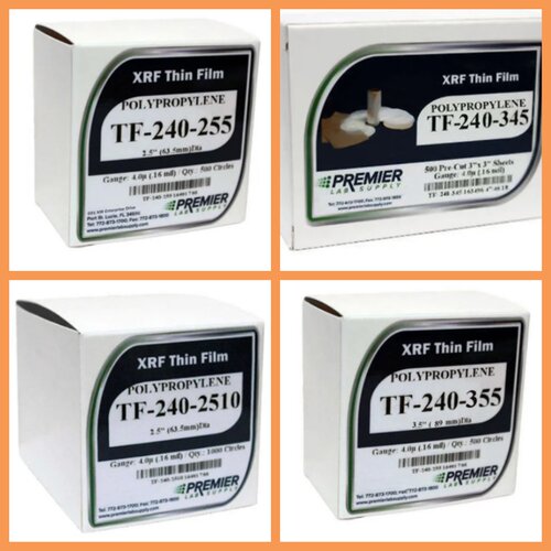 进口聚丙烯麦拉膜TF-240-255/XRF光谱专用圆片膜63.5mm*4um通用膜