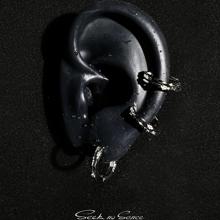 SeekNoSence/双轨耳环24S新款s925银锆石欧美情侣男生个性闪钻女