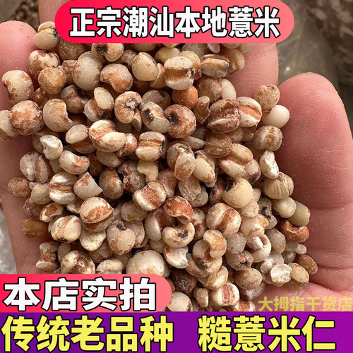 潮汕本地薏米2斤装包邮农家特产自种新鲜薏米祛湿汤正宗糙薏米仁