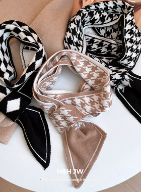 韩国新款防寒保暖护颈项链秋冬百搭时尚高级感锁骨链复古气质项饰