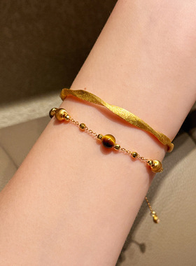 韩国东大门新款珍珠串珠手链轻奢精致小众手环个性百搭手饰女秋冬