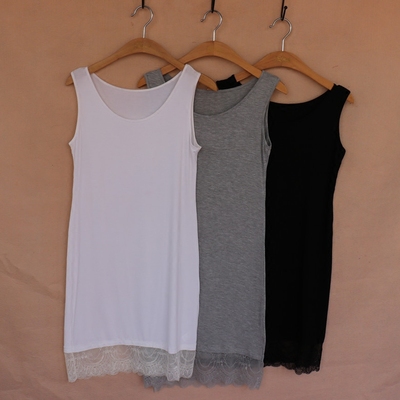 37度 莫代尔中长款打底背心女修身显瘦背心裙百搭打底裙SQ5107