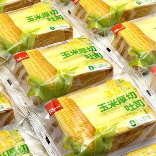 泓一厚切吐司0蔗糖玉米厚切巧克力厚切面包学生早餐切片代餐整箱