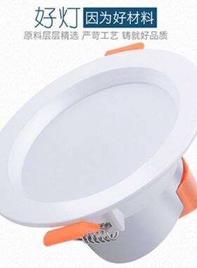 高亮LED白富美20W节能筒灯