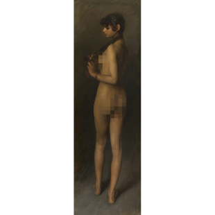埃及少女习作萨金特欧式人物油画客厅装饰画布上油画名画复刻