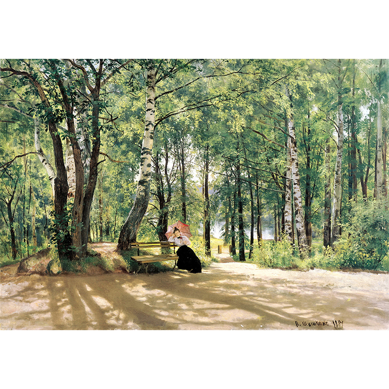 国外油画风景写实希施金装饰画客厅挂画 Ivan Shishkin 72图片