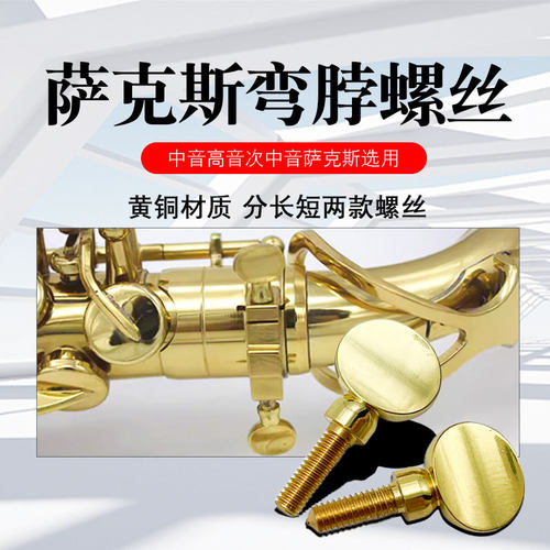 中音高音次中音萨克斯颈管脖管嘴子管弯脖管固定螺丝萨克斯螺丝