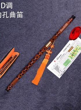 专业演奏平均孔竹笛子乐器不定调北方二人台枚笛C调横笛双插两节