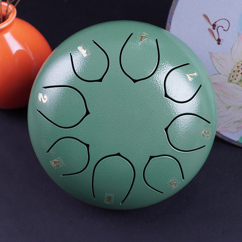 空灵鼓6寸8音全音节莲花鼓儿童益智打击乐器启蒙玩具源头工厂