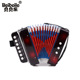 团购生日礼物 学生初学益智乐器 厂家 7键2贝斯手风琴黑色