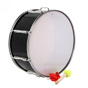 黑色22寸24寸钢压圈大军鼓军乐队大鼓大队鼓少先队大鼓西洋鼓