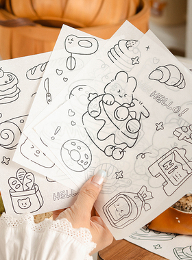 18cm烘焙防油纸隔油垫纸切块蛋糕面包西点甜品提拉米苏专用油纸