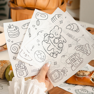 18cm烘焙防油纸隔油垫纸切块蛋糕面包西点甜品提拉米苏专用油纸