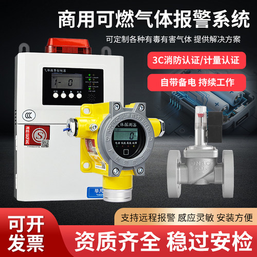 工业商用餐饮燃气报警器