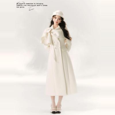 BBBLUE九折上新蝴蝶兰披肩大衣