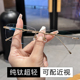 超轻纯钛金丝眼镜近视男款 无边框变色防雾可配有度数素颜眼睛架女
