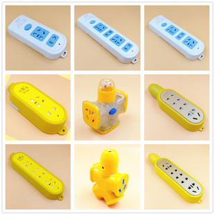 大功率工程插座不带线插排接线板防摔烂地拖排插线板家用电源插板