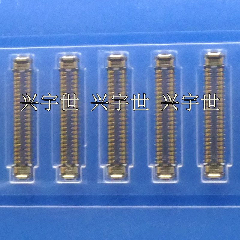 BM28N0.6-44DS/2-0.35V 板对板母座连接器44pin0.35mm间距内联座