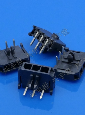 0436500301 43650-0301 3.0mm间距3pin90度针连接器molex插座
