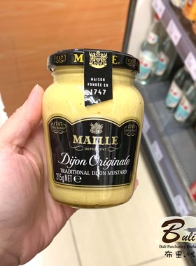 原装正品法国MAILLE法式芥末 法式第戎芥末醬215g