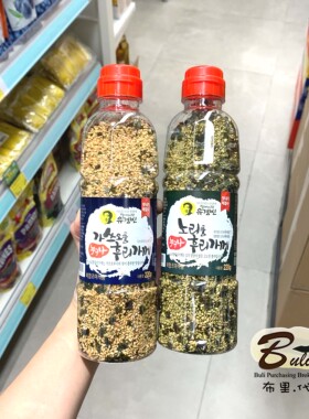 韩国Yoo Kyung-bin手工芝麻海苔饭素原味 鲣鱼味 220g