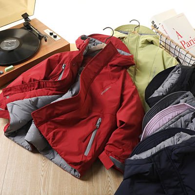 渺儿妈童品 【石墨烯云绒】男童加厚连帽外套冬季新款中大童棉服