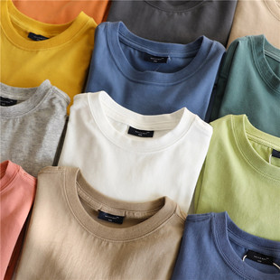 2025春秋装 t恤男童纯棉圆领白色打底衫 基础T 儿童长袖 渺儿妈童品