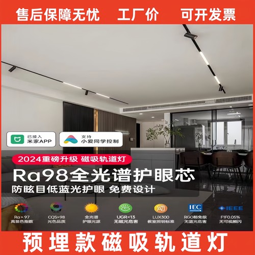 设计师搭配套餐磁吸轨道灯无主灯