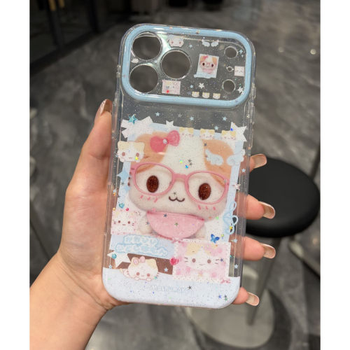 韩系可爱猫咪全包防摔苹果手机壳