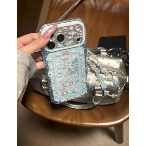 韩系玉桂狗全包防摔苹果手机壳