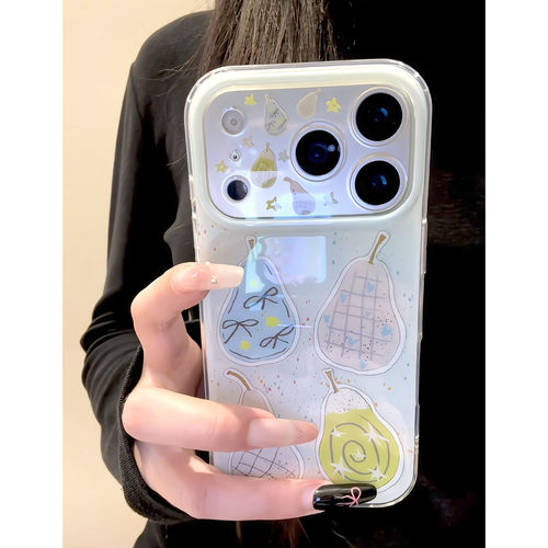 韩系涂鸦雪梨iPhone全包防摔软壳