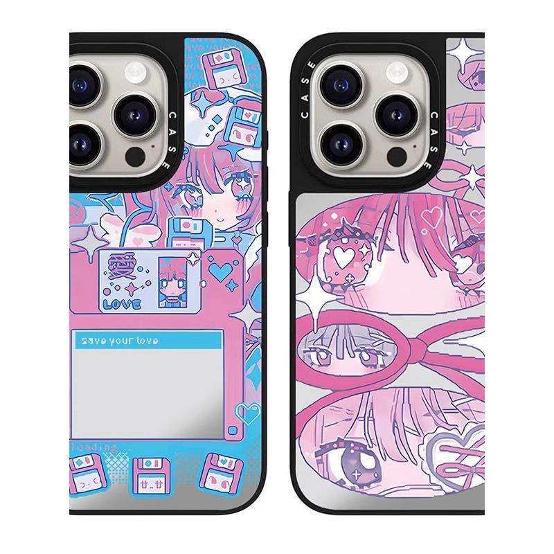 CASET联名Anarrator像素少女适用于iPhone16Promax壳15141312