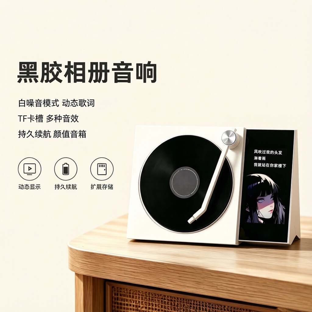黑胶相册音箱创意送男女朋友礼物