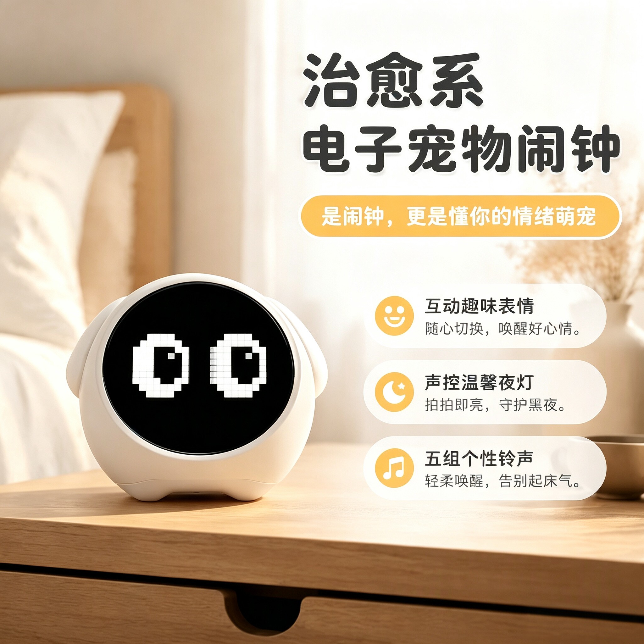 智能宠物闹钟儿童生日礼物开学季图片