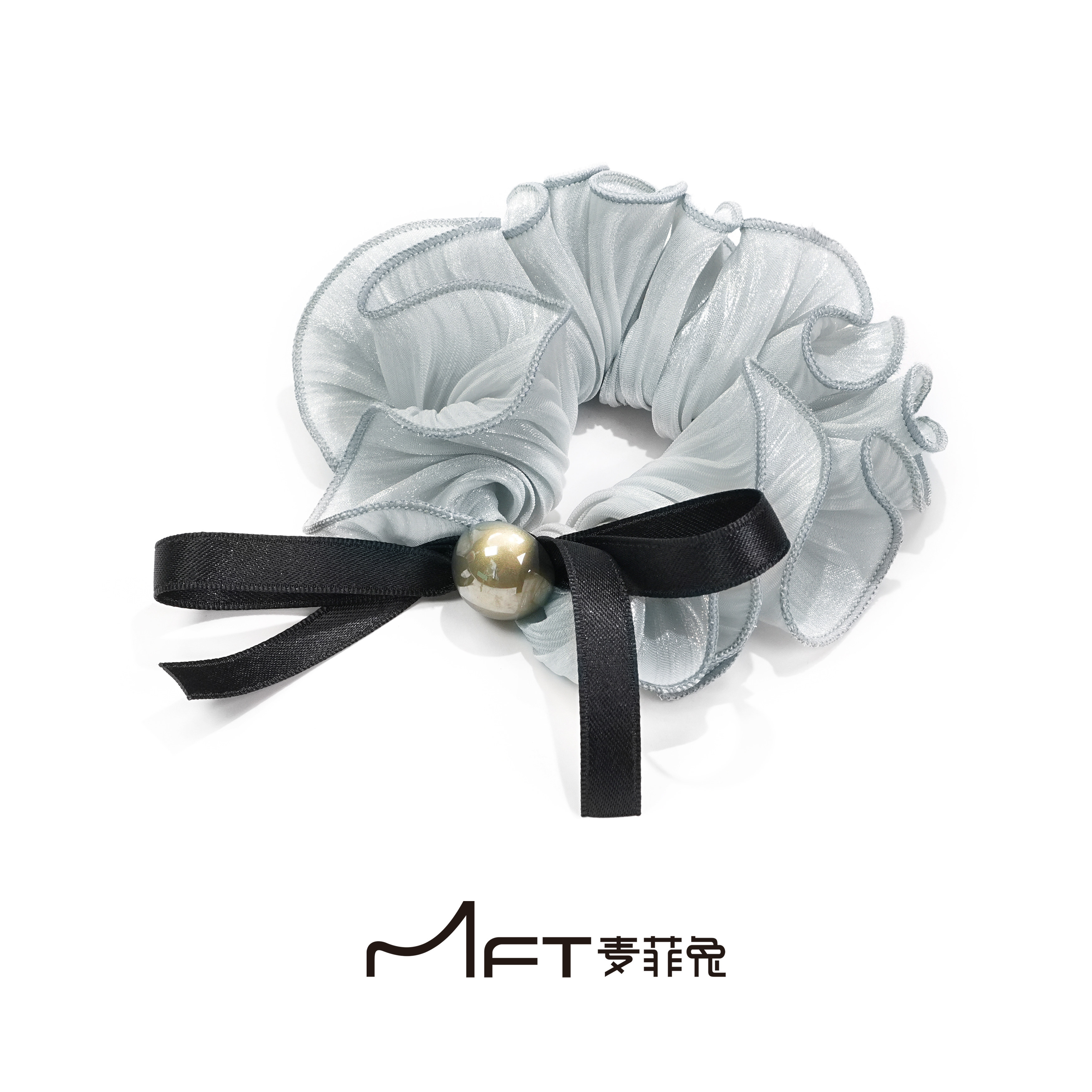 逅花园发圈韩系甜美温柔气质马尾蝴蝶结发绳丸子头花发饰