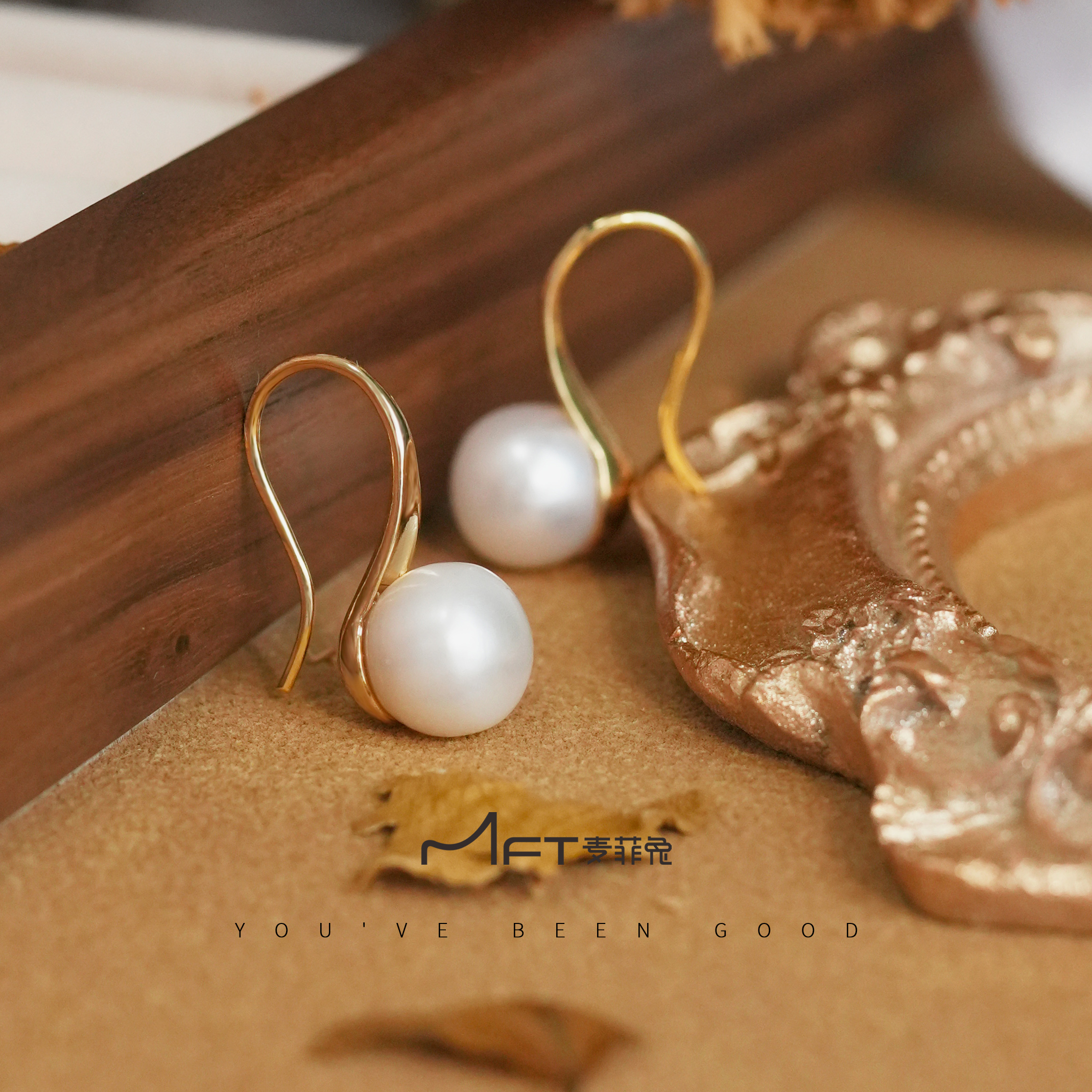 兰壹壹高跟鞋耳钉商务通勤百搭珠珠耳钉