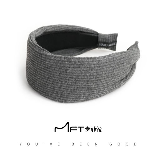 易梦玲同款发箍宽边针织显脸小头箍秋冬休闲百搭高级气质发饰头饰