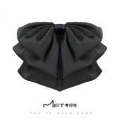 兰壹壹海盐马尾夹2025新款 缎面职业飘带懒人抓夹显发量气质发饰