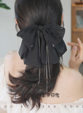 兰壹壹冰雪抓夹光泽蓬松层次感显发量4厘米懒人小抓夹高级发饰