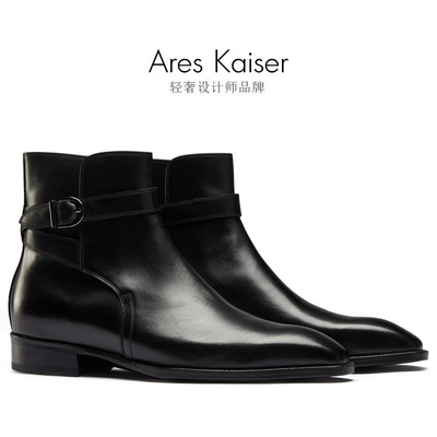 焦特布尔靴琴底真皮大底暗线工艺